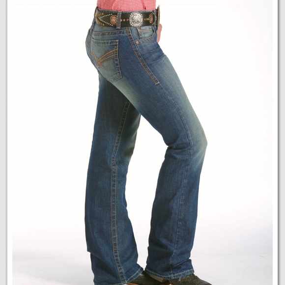 CINCH ADA RELAXED FIT MED STONEWASH RELAXED BOOTCUT JEANS. Sz 11/31 - Picture 1 of 13
